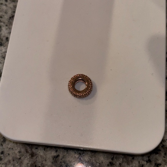 Pandora Clear Sparkle rose gold plating Charm - Picture 6 of 6